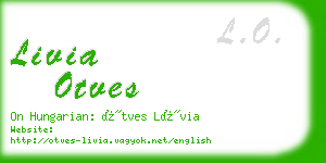 livia otves business card